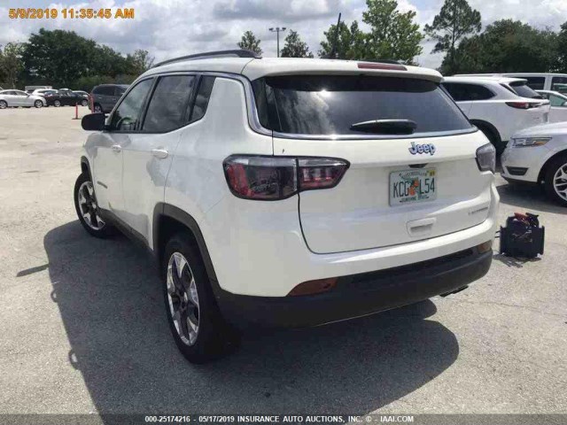 3C4NJCCB4KT676118 - 2019 JEEP COMPASS LIMITED WHITE photo 14