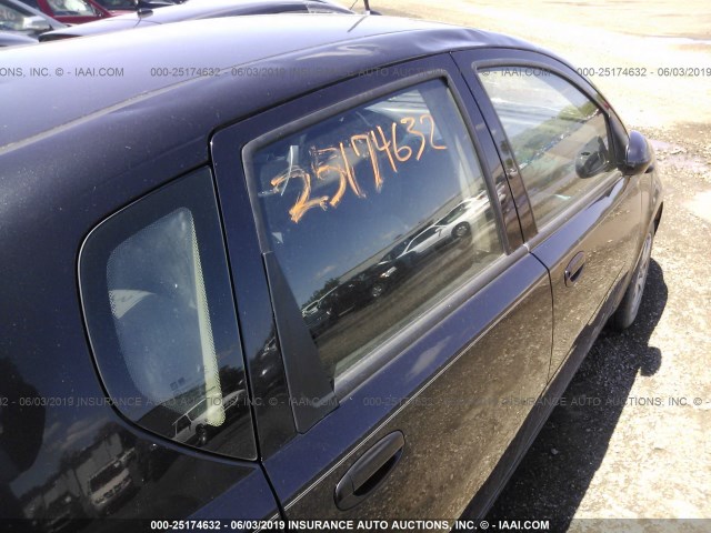 KL1TD6DE5BB185798 - 2011 CHEVROLET AVEO LS/LT BLACK photo 6