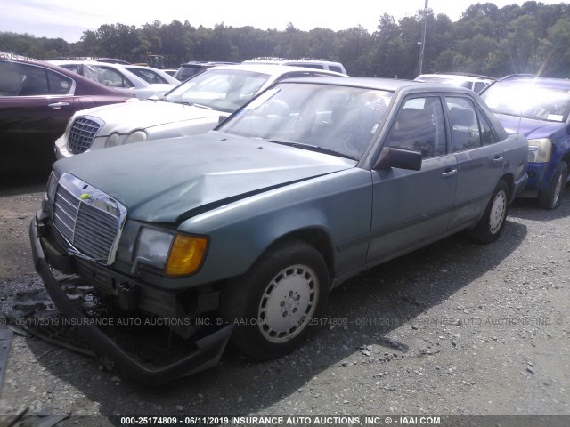 WDBEB33D3HA359363 - 1987 MERCEDES-BENZ 300 DT GREEN photo 2