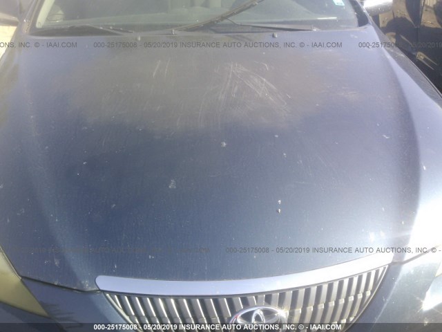 4T1CE38P84U829121 - 2004 TOYOTA CAMRY SOLARA SE/SLE ლურჯი ფოტო 6