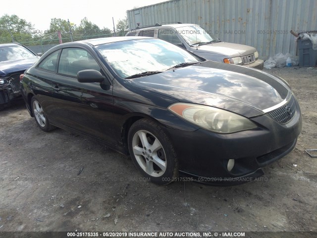 4T1CE38P55U500698 - 2005 TOYOTA CAMRY SOLARA SE/SLE BLACK photo 1