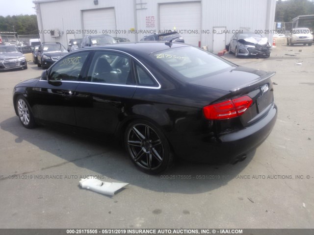 WAUSF78K49N053318 - 2009 AUDI A4 PREMIUM PLUS BLACK photo 3