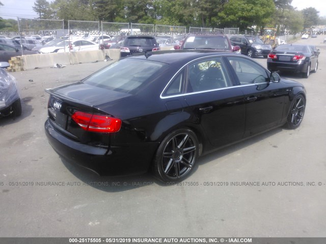 WAUSF78K49N053318 - 2009 AUDI A4 PREMIUM PLUS BLACK photo 4