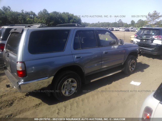 JT3GN86R1T0005236 - 1996 TOYOTA 4RUNNER SR5 GRAY photo 4