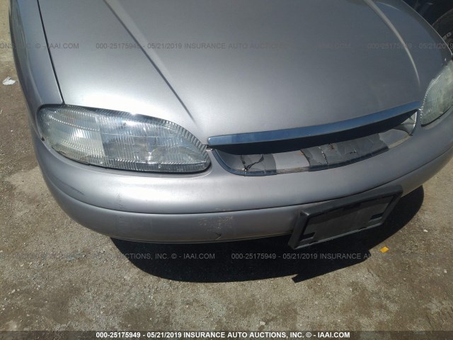 2G1WW12M5V9321181 - 1997 CHEVROLET MONTE CARLO LS ვერცხლისფერი ფოტო 6