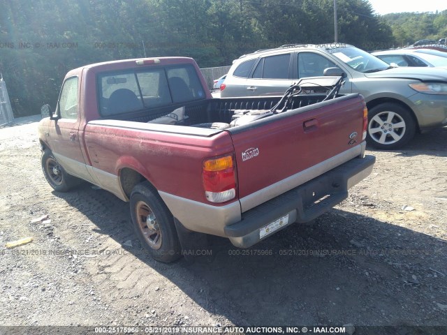 1FTYR10C4WUA75083 - 1998 FORD RANGER RED photo 3