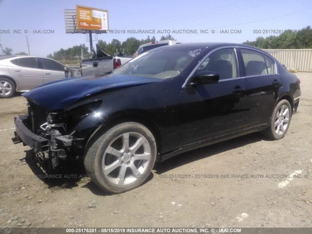 JN1CV6ARXBM402086 - 2011 INFINITI G37 BLACK photo 2