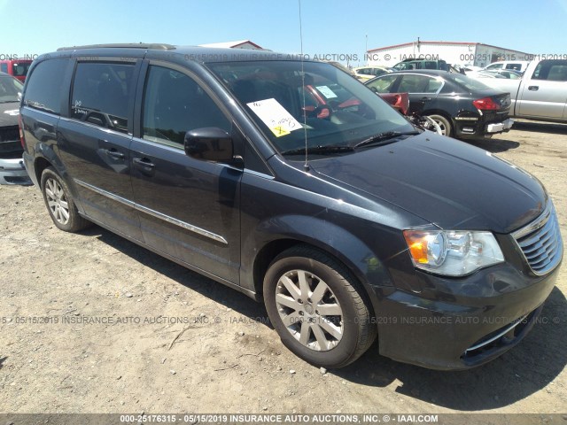 2C4RC1BG1ER293385 - 2014 CHRYSLER TOWN & COUNTRY TOURING BLUE photo 1