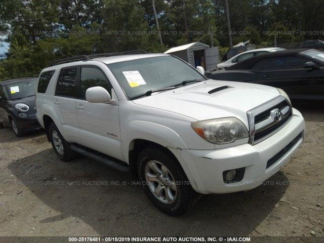 JTEZU14R268045120 - 2006 TOYOTA 4RUNNER SR5/SPORT WHITE photo 1