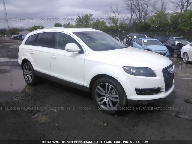 WA1AY74L99D022430 - 2009 AUDI Q7 WHITE photo 1