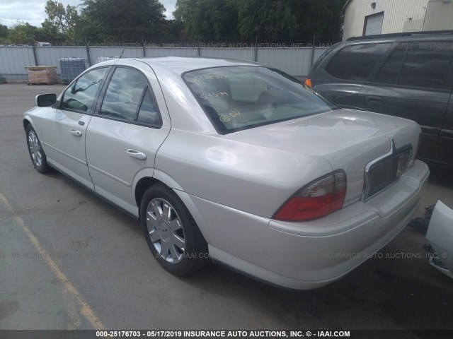 1LNHM87A14Y631525 - 2004 LINCOLN LS BEIGE photo 3