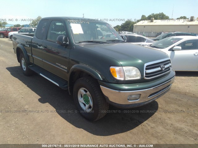 5TBRT38142S254221 - 2002 TOYOTA TUNDRA GREEN photo 1