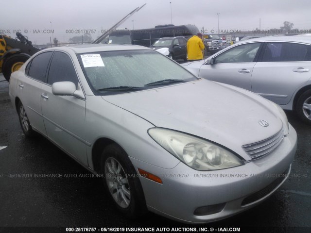 JTHBF30G920077019 - 2002 LEXUS ES 300 SILVER photo 1