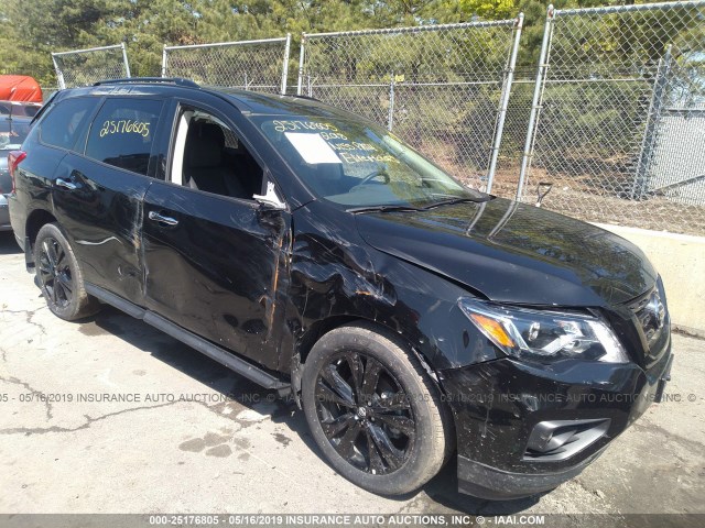 5N1DR2MM7JC663755 - 2018 NISSAN PATHFINDER S/SV/SL/PLATINUM BLACK photo 1