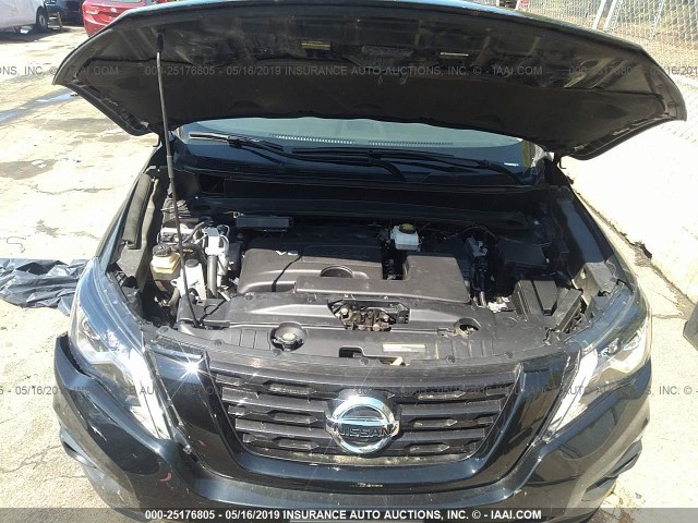 5N1DR2MM7JC663755 - 2018 NISSAN PATHFINDER S/SV/SL/PLATINUM BLACK photo 10