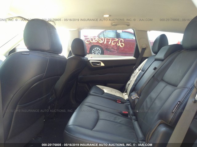 5N1DR2MM7JC663755 - 2018 NISSAN PATHFINDER S/SV/SL/PLATINUM BLACK photo 8