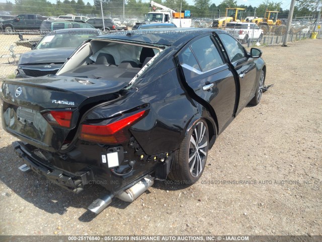 1N4BL4FV7KC107659 - 2019 NISSAN ALTIMA PLATINUM BLACK photo 4