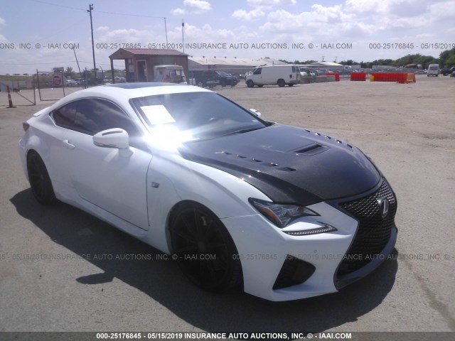 JTHHP5BC9F5001645 - 2015 LEXUS RC-F WHITE photo 1