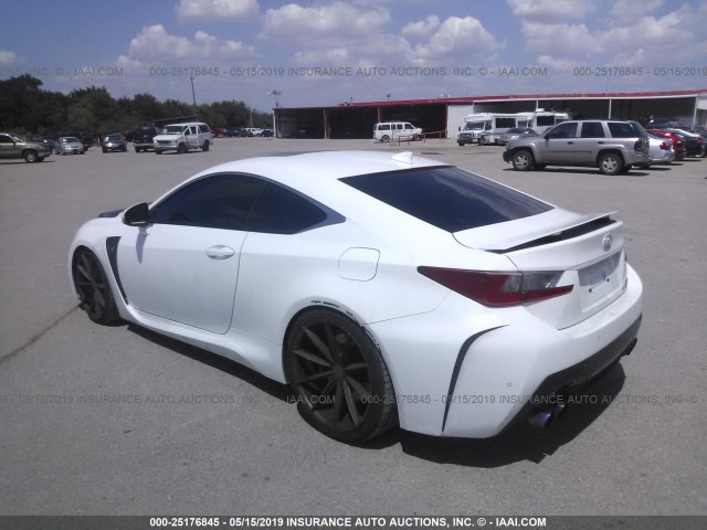 JTHHP5BC9F5001645 - 2015 LEXUS RC-F WHITE photo 3