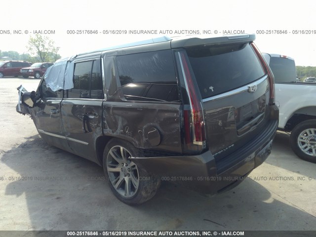 1GYS4NKJ6FR675138 - 2015 CADILLAC ESCALADE PREMIUM BROWN photo 3