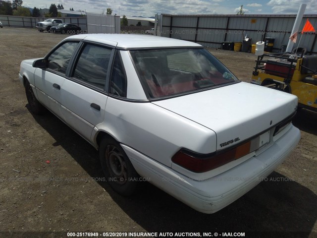 1FAPP36X9RK246343 - 1994 FORD TEMPO GL WHITE photo 3