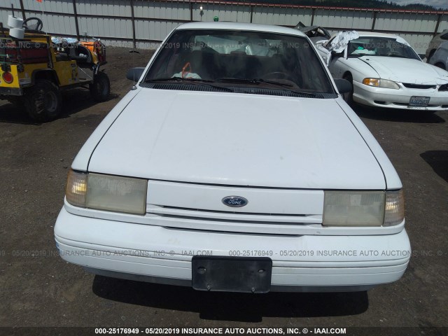 1FAPP36X9RK246343 - 1994 FORD TEMPO GL WHITE photo 6