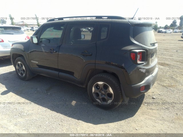 ZACCJABH0FPB71370 - 2015 JEEP RENEGADE LATITUDE BLACK photo 3