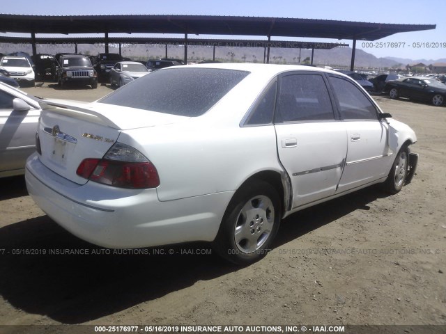 4T1BF28B84U358739 - 2004 TOYOTA AVALON XL/XLS WHITE photo 4