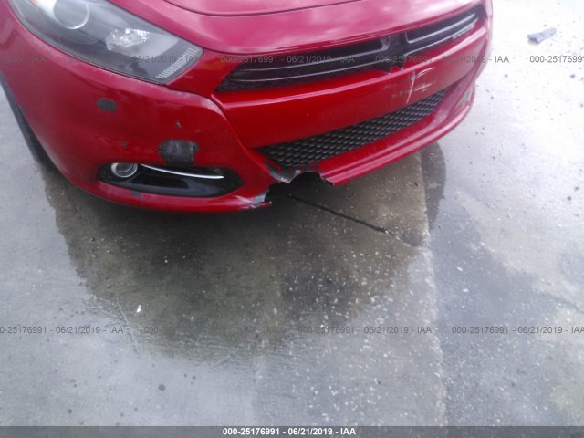 1C3CDFBA9DD344813 - 2013 DODGE DART SXT RED photo 6