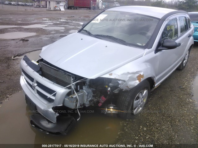 1B3HB28B67D376981 - 2007 DODGE CALIBER SILVER photo 2