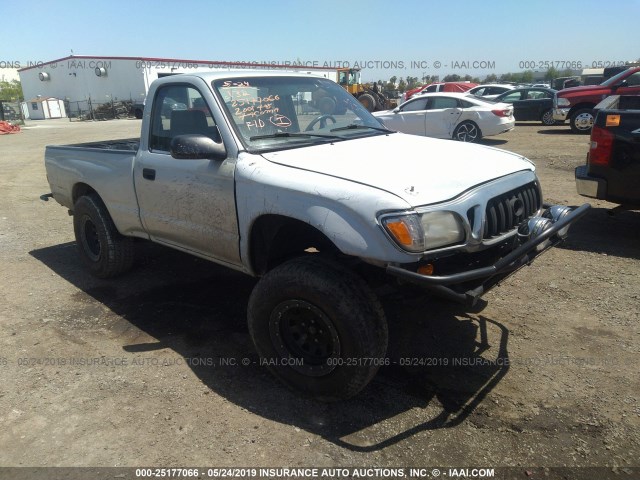 5TENL42N01Z819377 - 2001 TOYOTA TACOMA GRAY photo 1