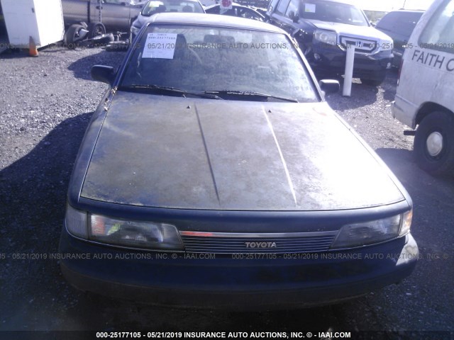 4T1SV21EXLU171234 - 1990 TOYOTA CAMRY DLX ლურჯი ფოტო 6