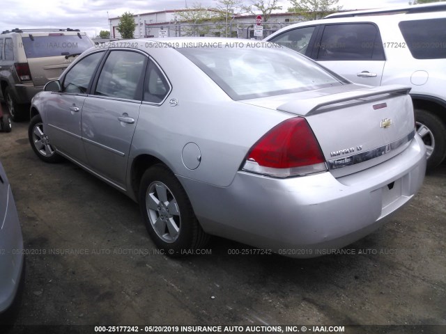 2G1WT58NX81209608 - 2008 CHEVROLET IMPALA LT SILVER photo 3