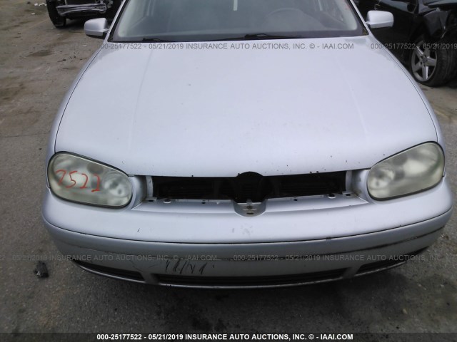 9BWDE61JX24001025 - 2002 VOLKSWAGEN GTI 337 SILVER photo 6