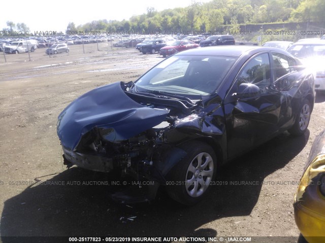 JM1BL1U77D1793438 - 2013 MAZDA 3 I BLACK photo 2