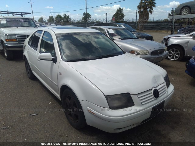 3VWSS29M41M030053 - 2001 VOLKSWAGEN JETTA GLS WHITE photo 1