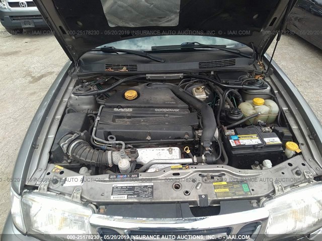 YS3DF58KX22011607 - 2002 SAAB 9-3 SE GRAY photo 10