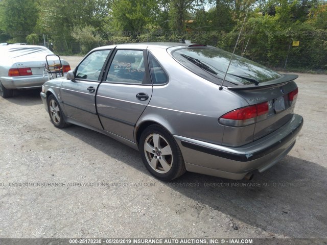 YS3DF58KX22011607 - 2002 SAAB 9-3 SE GRAY photo 3