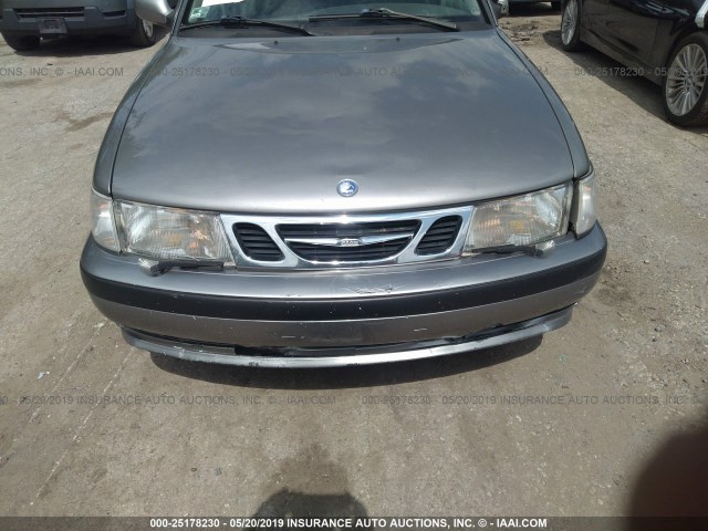 YS3DF58KX22011607 - 2002 SAAB 9-3 SE GRAY photo 6