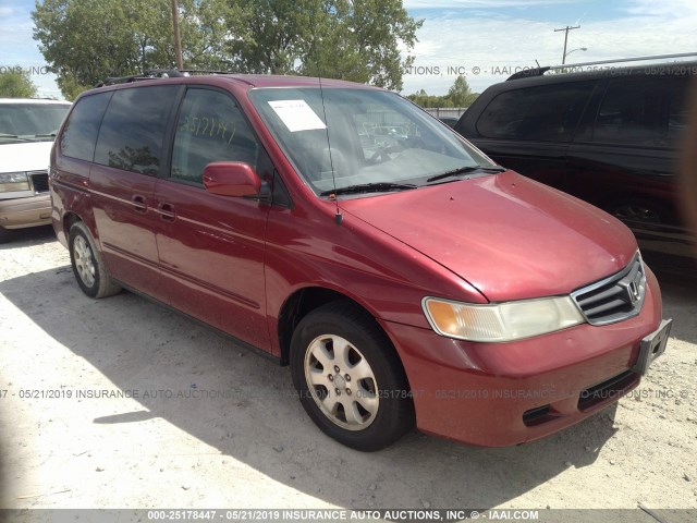 5FNRL18933B057595 - 2003 HONDA ODYSSEY EXL RED photo 1