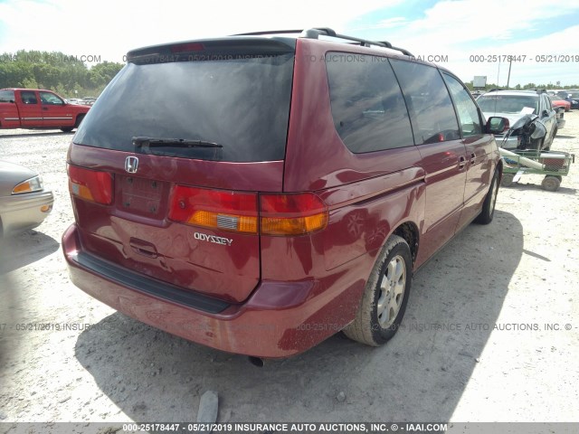 5FNRL18933B057595 - 2003 HONDA ODYSSEY EXL RED photo 6