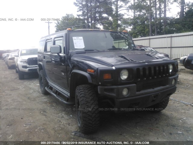 5GRGN23U14H107266 - 2004 HUMMER H2 BLACK photo 1