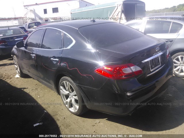 JN1BY1AR4DM602423 - 2013 INFINITI M37 X BLACK photo 3