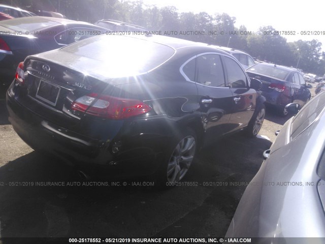 JN1BY1AR4DM602423 - 2013 INFINITI M37 X BLACK photo 4