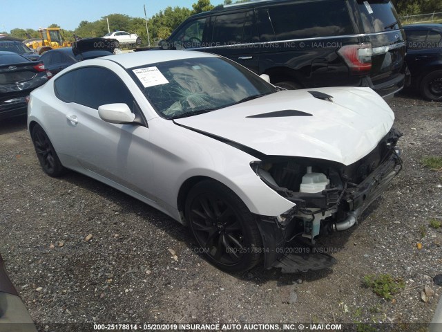 KMHHT6KDXDU100615 - 2013 HYUNDAI GENESIS COUPE 2.0T WHITE photo 1