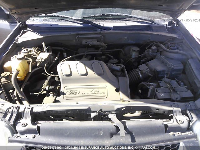 1FMCU941X4KA54923 - 2004 FORD ESCAPE LIMITED GRAY photo 10