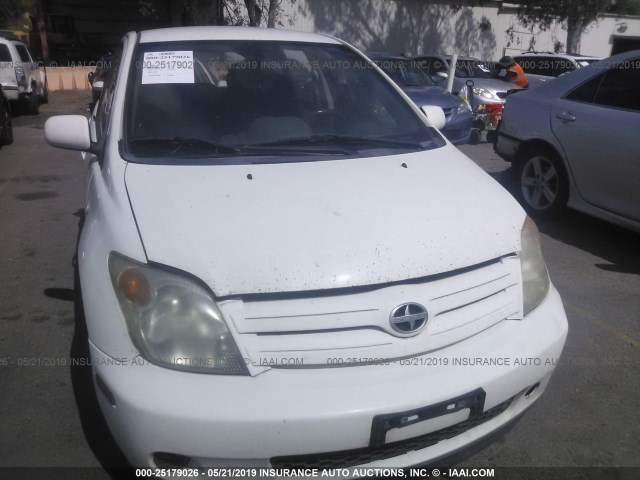 JTKKT624350109684 - 2005 TOYOTA SCION XA WHITE photo 6