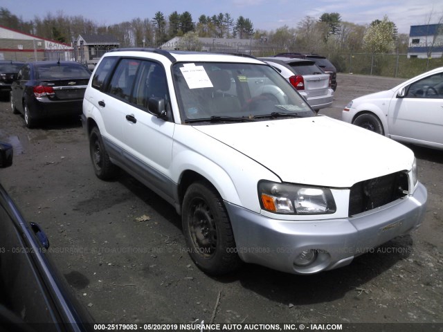 JF1SG67645H734446 - 2005 SUBARU FORESTER 2.5XS LL BEAN WHITE photo 1