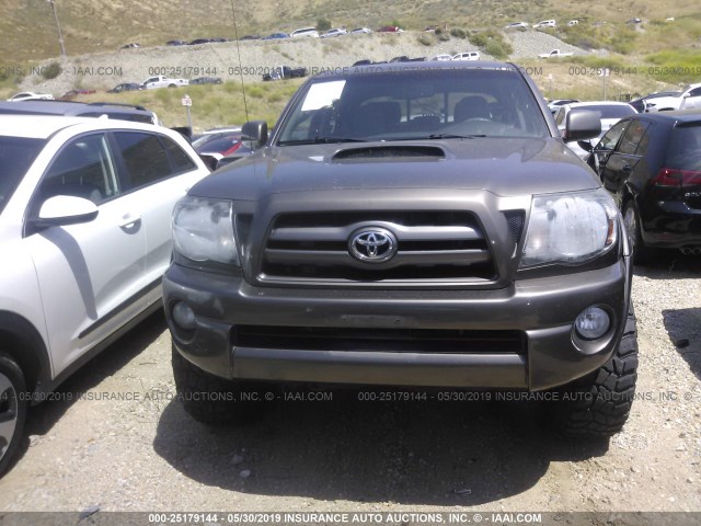 3TMMU52NX9M008421 - 2009 TOYOTA TACOMA DOUBLE CAB LONG BED Dark Brown photo 6