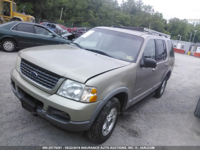 1FMZU73E72ZB05088 - 2002 FORD EXPLORER XLT Champagne photo 2